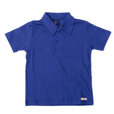 CAMISETA POLO AZUL MARINHO INFANTO JUVENIL MENINO HOMMER , caimento reto e solto.- INFORMAÇÕES:  - cor: AZUL MARINHO- Composição: 100 % Algodão Lavagem: lavar a mão ou... 