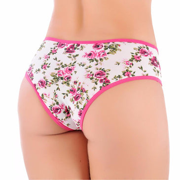 Calcinha confeccionada em Microfibra estampada uma combinação perfeita  muito feminina confortável e delicada para seu conforto dia a dia Calcinha com viés e estampas variadas OBS: Imagem... 