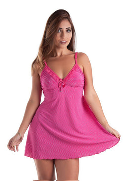 Camisola confeccionada em liganete estampada, sem bojo, alças fixas com regulagem de tamanho, detalhe em renda nas costas.
Composição:
94% Poliamida
06% Elastano 