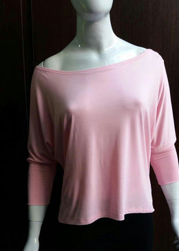 Blusa Alça Ciganinha  manga 3/4 Composição 96% Viscose 4% Elastano 