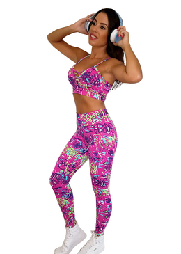 Calça Legging confeccionada em Supplex Poliamida Fitness com fio de elastano da marca Lycra Original de alta qualidade para academia e para o uso no seu dia a dia! Tecido em Supplex... 