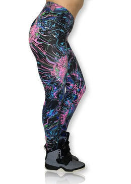 CALÇA LEGGING FITNESS CALÇA EM SUPLEX DE POLIÉSTER Cós Duplo Alto com Elástico de 3cm trazendo conforto e segurança.Costura Rebatida no cós e no cavalo da calça.Sem... 