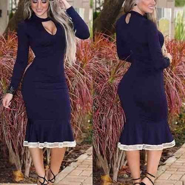 Vestido Midi moda babadoTamanho únicoveste 38 ao 44 