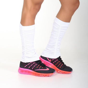 Polaina fitness em tecido dry fit brancoMarca: Carioca Fit Composição: 94% Poliamida e 6% Elastano 