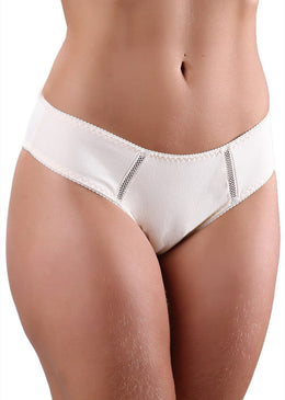 Kit com 4 peças, nas cores marfim,preto,chocolate,rosa bebe. Calça cotton, detalhe na lateral em cresson, cintura alta. Composição: 92% algodão, 8% ElastanoForro: 100% algodão 