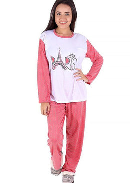 O pijama que todo mundo ama em estampas fofas e tecido super macio para as suas noites serem perfeitas!Possui blusa com estampa frontal e manga... 