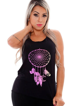 Descrição: Regata Longa Filtro dos Sonhos  Feminina Coleção Hard Clothing Fit com Estampa na parte da frente em SilkScreen. Regata Fitness Feminina de Tecido Viscolycra de ótima qualidade com acabamento em FluFlu... 