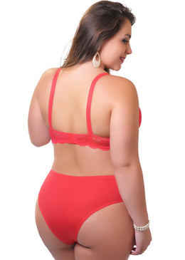 Conjunto Plus Size Lindo em microfibra e renda Ótima Qualidade e Ótimo preço!!!Compre nossos Produtose conheça de perto nosso trabalhoe nossas variedades de moda intima lingerie!Você... 