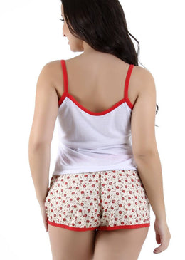 BABY DOLL LINDO E SUPER CONFORTÁVEL  SHORT EM TECIDO 100% ALGODÃO CAMISETA 100% POLIESTER.VIÉS DO SHORT COMBINANDO COM O VIÉS DA CAMISETA E COM O... 