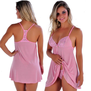 Camisola Dalila - Confortável e Sensual Camisola romântica e sensual, de liganete e detalhes em renda. desenvolvida para ajustar-se o corpo da mulher com um leve... 