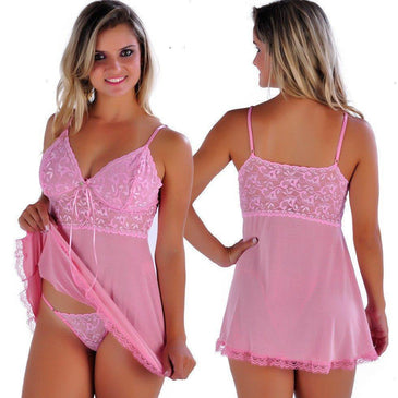 Camisola jamileCamisola romântica e sensual de renda e liganete. desenvolvida para ajustar-se o corpo da mulher com um leve caimento valorizando sua silhueta e colo!!... 