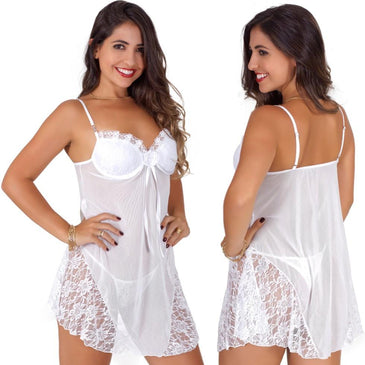Camisola Letícia - Bom gosto em Destaque!Uma linda sedutora e confortável camisola para noites quentes!!Alças com regulagem e um detalhe em pingente com pedras brilhantes... 