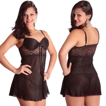 Camisola PassioneUm Luxo para suas clientes Linda camisola para noites especiais, sedutora com leve transparência delicada no toque com caimento perfeito, no seu acabamento delicado e... 