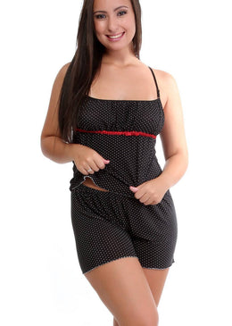 Short Doll Em Liganet Estampada com Drapeado. 