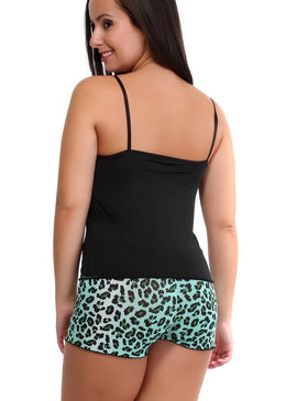 Short Doll com Short Estampado(Liganet) e Blusa Lisa (microlight) 