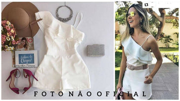 Ótima modelagem - Babadinho, shorts meia coxa.Crepe de ALTA QUALIDADE 250g.P 36/38 - M 38/40 - G 40/42 Composição Poliester 90% Elastano 10% Fotos reais... 