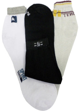 Meia Masculina Cano Curto S12-2104 Detalhes do Produto Meia masculina cano curto, de algodão, atoalhada, proporcionando mais conforto e maciez, sendo perfeitas para o dia a... 