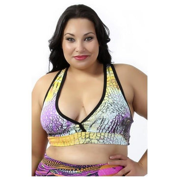  TOP FITNESS PLUS SIZE .Lindo Top Plus Size . top com recortes, viés cores mistas combinando com a estampa,T0p uma tendência que veio pra ficar... 