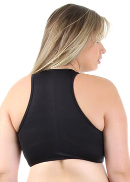 Top Fitness Plus Size S/ Bojo, modelando o corpo feminino para correr, caminhar, malhar na Academia, no Crossfit, Funcional, nas aulas de Pilates, Ioga, aulas... 