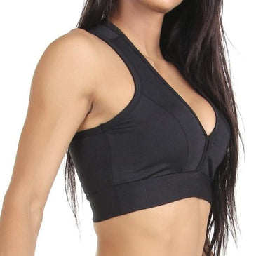Top fitness confeccionado em poliéster de toque macio. Possui bojo que pode ser removido. Marca: Carioca Fit Composição: 92% Poliéster e 8% Elastano  