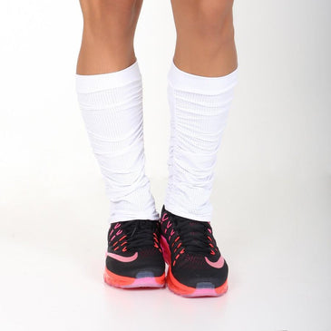 Polaina fitness em tecido dry fit brancoMarca: Carioca Fit Composição: 94% Poliamida e 6% Elastano 