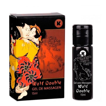 Exitante em Gel WOLF - DOUBLE 15ml.Inspirado na sensação milenar do prazer da Gueixa, ele provoca uma sensação de calor e frio ao mesmo tempo,... 