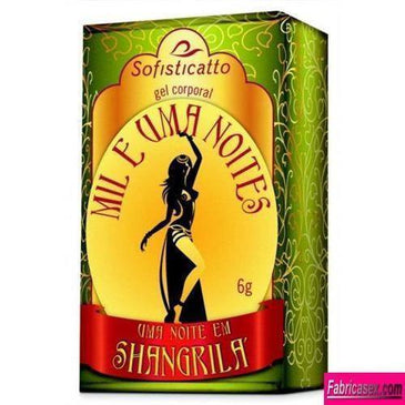 GEL EXCITANTE E LUBRIFICANTE SHANGRILÁ 6G SOFISTICATTO  • Proporciona resfriamento e aquecimento da pele • Fórmula com ativos especiais • Facilita contato com menor sensação... 