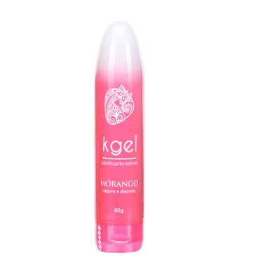 Kgel Lubrificante ìntimo 80G - Aroma de Morango  Foi desenvolvido em um formato sugestivo para ser utilizado tanto com seu ótimo lubrificante ( A base... 