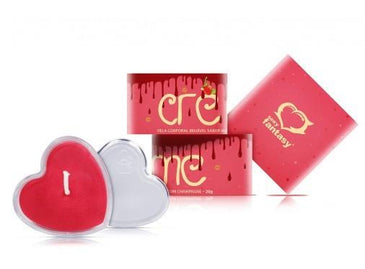 Kit com 5 unidades de Velas beijáveis para massagem com 20gr cada. Preço de cada unidade R$9,40 Crème é uma linha de velas de massagem beijáveis que... 