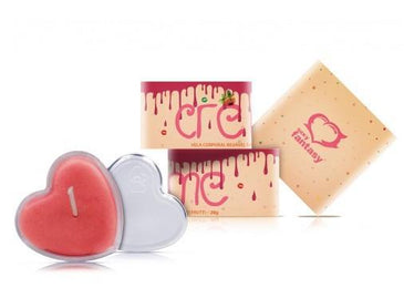 Kit com 5 unidades de Velas beijáveis para massagem com 20gr cada. Preço de cada unidade R$9,40 Crème é uma linha de velas de massagem beijáveis que... 
