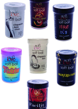 Kit com 7 unidades das bolinhas funcionais:As bolinhas Dragon Fire são excitantes com sensação de intenso aquecimento para estimulação sexual.As bolinhas Fire & Ice trazem sensações... 