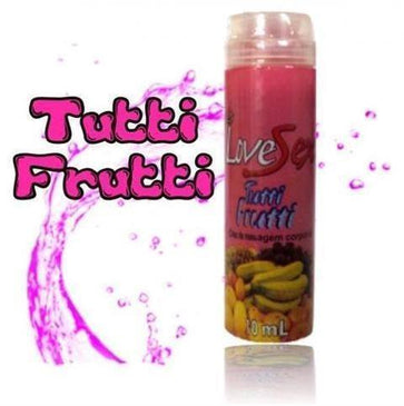Liberte suas fantasias, dê asas a sua imaginação experimentando novas e incríveis sensações. Gel Térmico Comestível - LoveSex - Sabor Tutti FruitO gel térmico lovesex possui... 