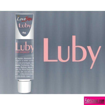 LUBY GEL CORPORAL LOVESEX 6 GR Lubrificante Íntimo Luby é neutro a base de água. Unissex. Pode ser usado com preservativos não causa reações alérgicas e... 