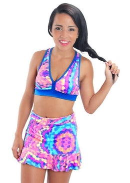 CONJUNTO CONFECCIONADO TODO EM SUPLEX ESTAMPADO, CONTÉM UM SHORT SAIA E UM TOP DA MESMA COR DE ESTAMPA. FICOU PRÁTICO E FÁCIL PARA IR A... 