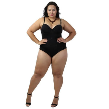Body Plus SizeBody De Microfibra  Tamanho ate 54 Plus SizeFabricado em micro fibra de poliamida, tem toque super macio! As alças de  elástico com regulágem  para... 