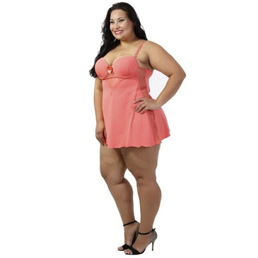 Camisola GabiUma camisola classe A, toda em  microfibra com rendacom  bojo  e arcos que modelam os seios.Camisola com detalhe de  detalhe de renda na frente. ... 