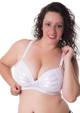 Kit Com 5 Sutiãs Plus Size em tamanhos variados.Buscamos sempre fazer a grade completa contendo 2 peças M, 2 G e 1 GG.Podendo varias de... 