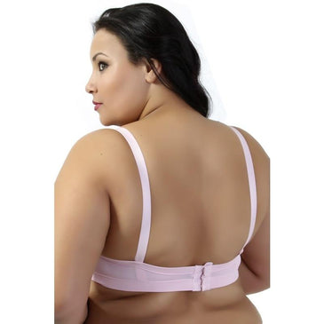 Soutien C/  Bojo Plus Size Reforçado  ValentinaSoutien C/Bojo Plus Size confeccionado com microfibra lisa, tecido super macio e confortável. Os bojos são encapados com microfibra... 