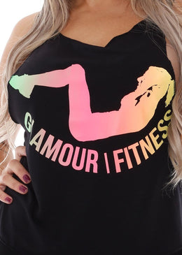 Descrição: Regata Curta Glamour Fitness Feminina Coleção Hard Clothing Fit com Estampa na parte da frente em SilkScreen.Regata Fitness Feminina de Tecido Viscolycra de ótima qualidade com acabamento em FluFlu... 