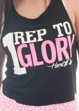 Descrição: Regata Feminina Curta Com Estampa Rep To Glory em SilkScreen na Parte da Frente . Nossas estampas utilizam o material Plastisol deixando as estampas Emborrachadas, maior definição de imagem... 