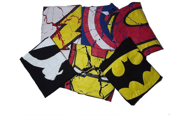Kit com 05 Camisetas com diversas estampas e variadas! Sem opção de escolha das estampas,será enviado as estampas disponíveis em estoque. Tamanho ÚNICO.Veste de 44 à 46. Medidas:100... 