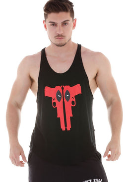 Descrição: Regata  Super Cavada Fitness Masculina Coleção Hard Clothing Fit em malha viscolycra de ótima qualidade, estampa DeadPool emborrachada na parte da frente. Hard Clothing Fit utilizam o material Plastisol  na... 