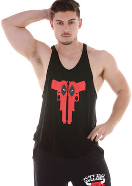 Descrição: Regata  Super Cavada Fitness Masculina Coleção Hard Clothing Fit em malha viscolycra de ótima qualidade, estampa DeadPool emborrachada na parte da frente. Hard Clothing Fit utilizam o material Plastisol  na... 