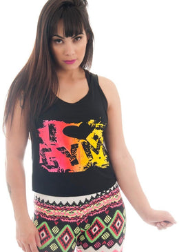 Descrição: Regata Feminina Curta Com Estampa I Love Gym  em SilkScreen na Parte da Frente . Nossas estampas utilizam o material Plastisol deixando as estampas Emborrachadas, maior definição de imagem... 