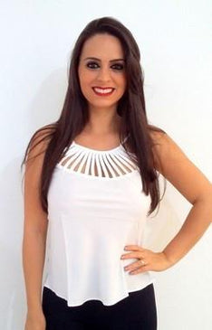 Regatinha de viscose tiras. Linda regatinha no tecido viscose com tiras. P ( veste 36/38) M  ( Veste 40) G   ( Veste 42) GG (... 