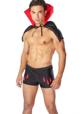 Fantasia Masculina Vampiro. Acompanha capa.Na compra de uma fantasia da linha masculina ganhe de brinde 1 (um) Gel Comestível para sexo oral ICED sem opção de... 