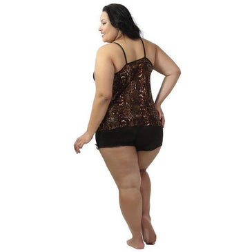 Short doll de liganete  tamanho plus size. short com laço na lateral , este tecido e muito macio e fresquinho, para uma noite de sono gosta... 