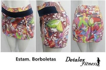 Short Saia com detalhe em outra cor, modelagem super confortável com parte do bumbum um porco maior, gerando um super conforto para pratica de seus exercícios... 
