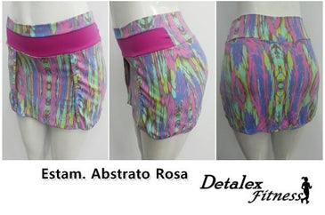 Short Saia com detalhe em outra cor, modelagem super confortável com parte do bumbum um porco maior, gerando um super conforto para pratica de seus exercícios... 