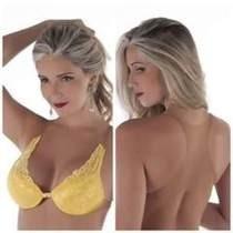 Kit com 10 Soutiens todo em renda no busto e com tule atrásFica lindo no corpo e é ótimo para usar com blusas decotadas.Não lave... 